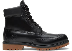 Timberland 6" Premium Brogue Boot Black Wingtip