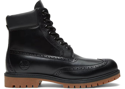 Timberland 6" Premium Brogue Boot Black Wingtip - sneakers view 2