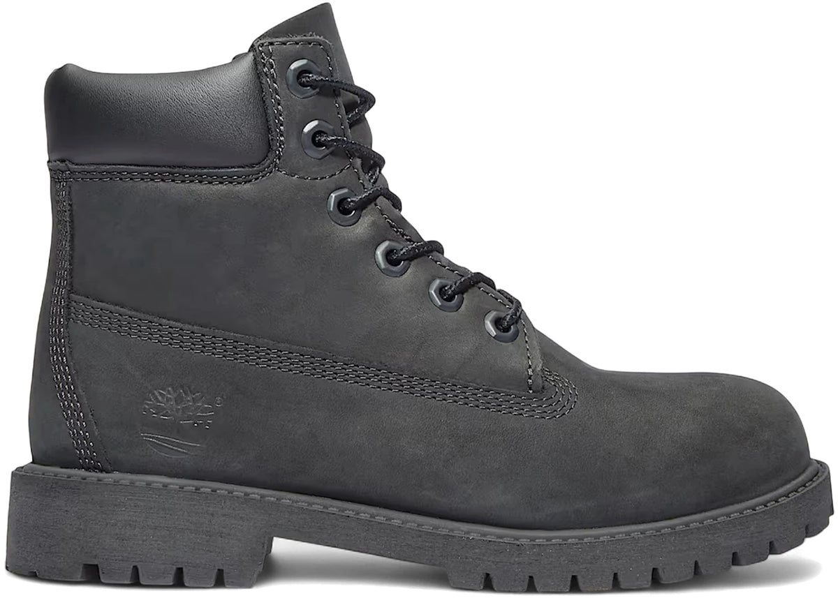 Timberland 6" Premium Waterproof Boot Black (GS) - vue secondaire A