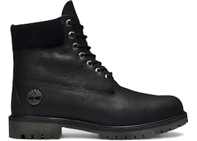 Timberland 6" Premium Waterproof Boot Emerald Woods Black Full-Grain