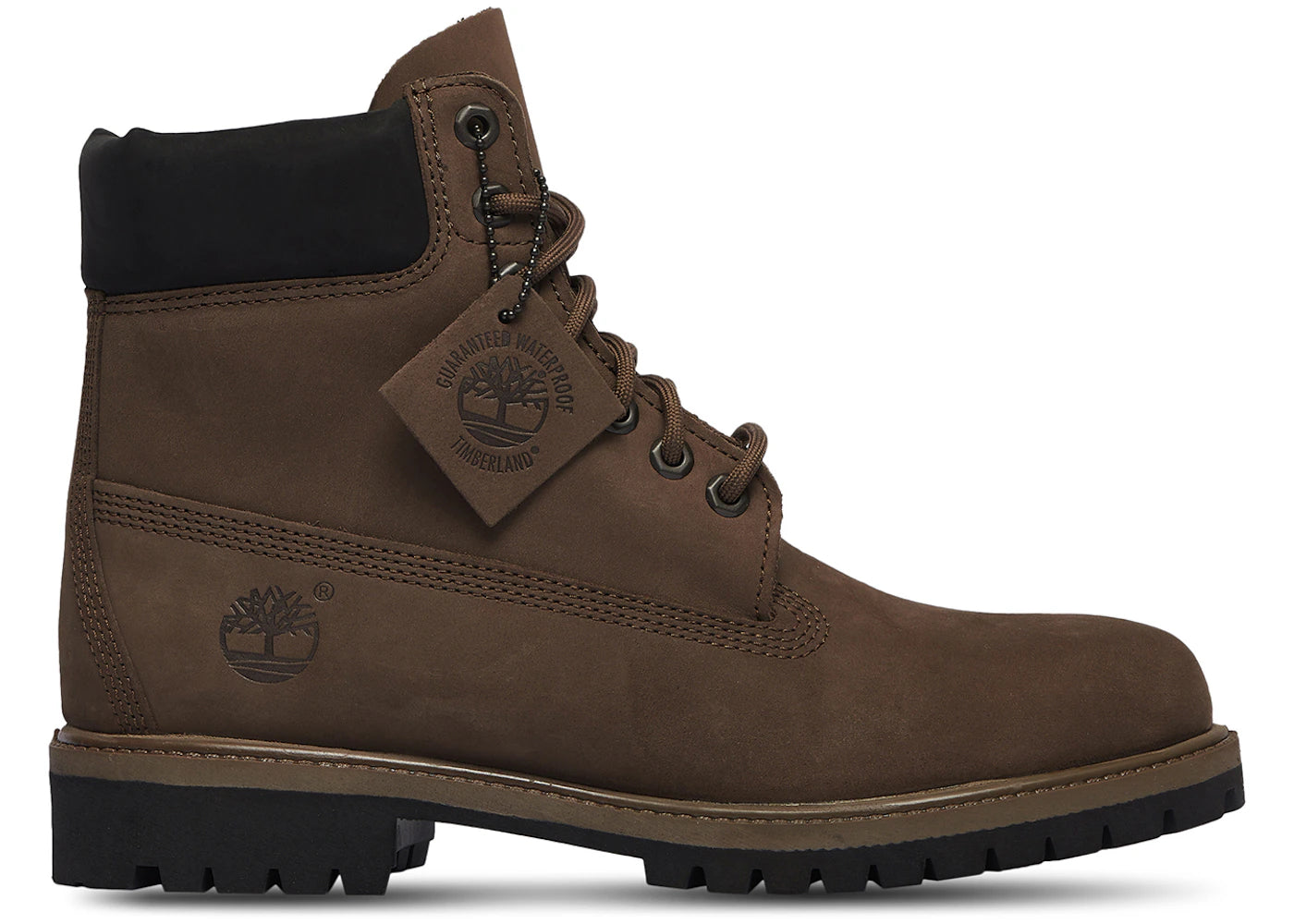 Timberland 6" Premium Waterproof Boot Medium Brown Nubuck - vue 360