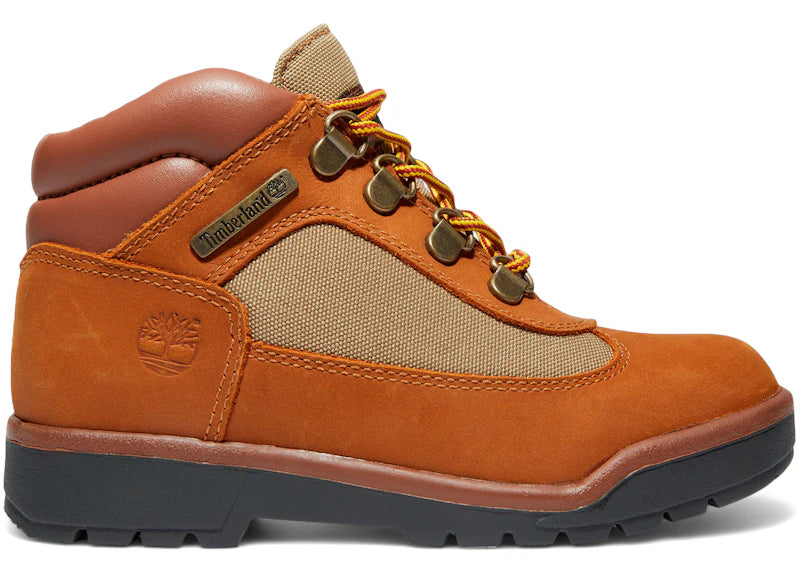 Timberland Field Boot Medium Brown Nubuck (GS) - vue 360