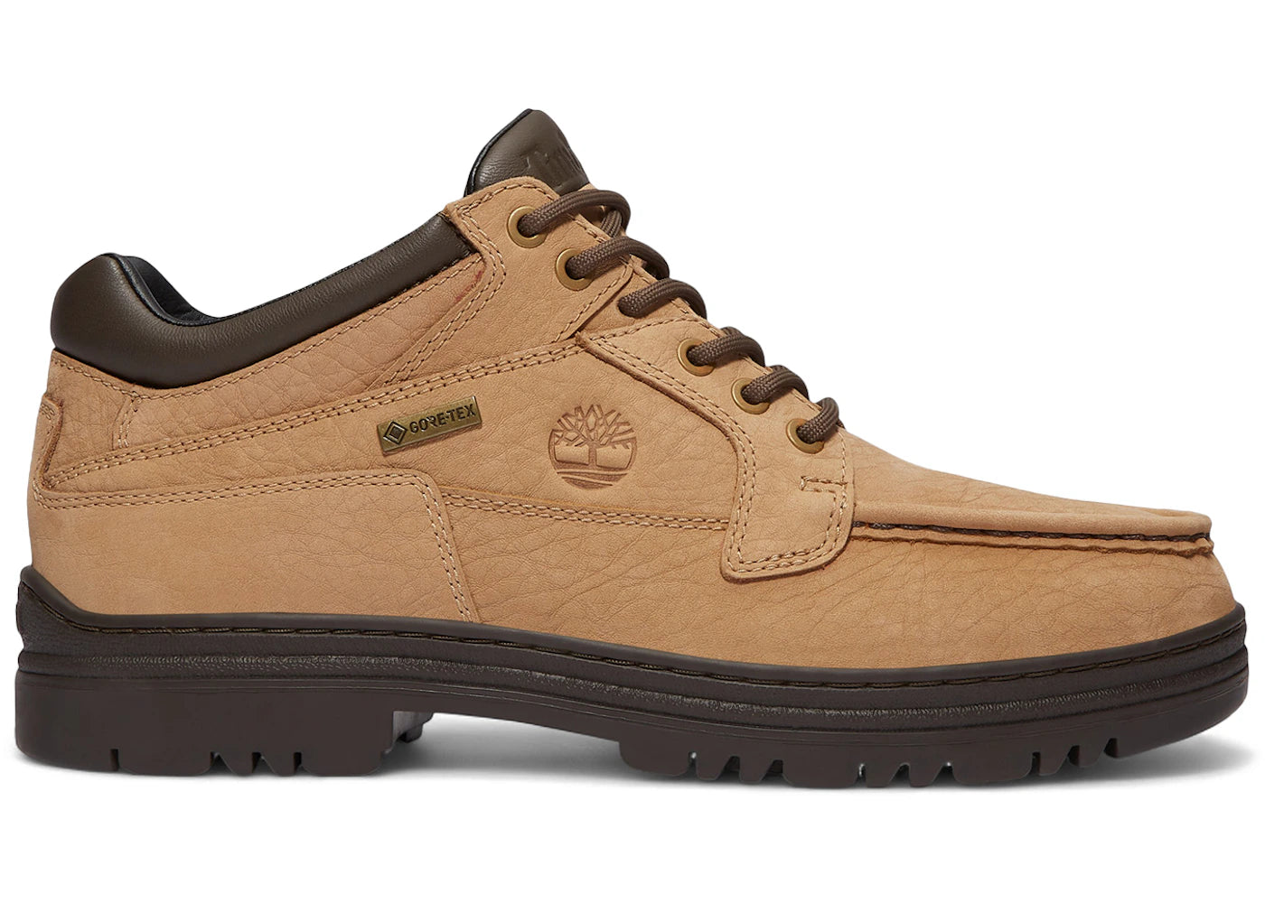 Timberland Mid Lace Gore-Tex Boot Beige Nubuck Dark Brown - vue secondaire A
