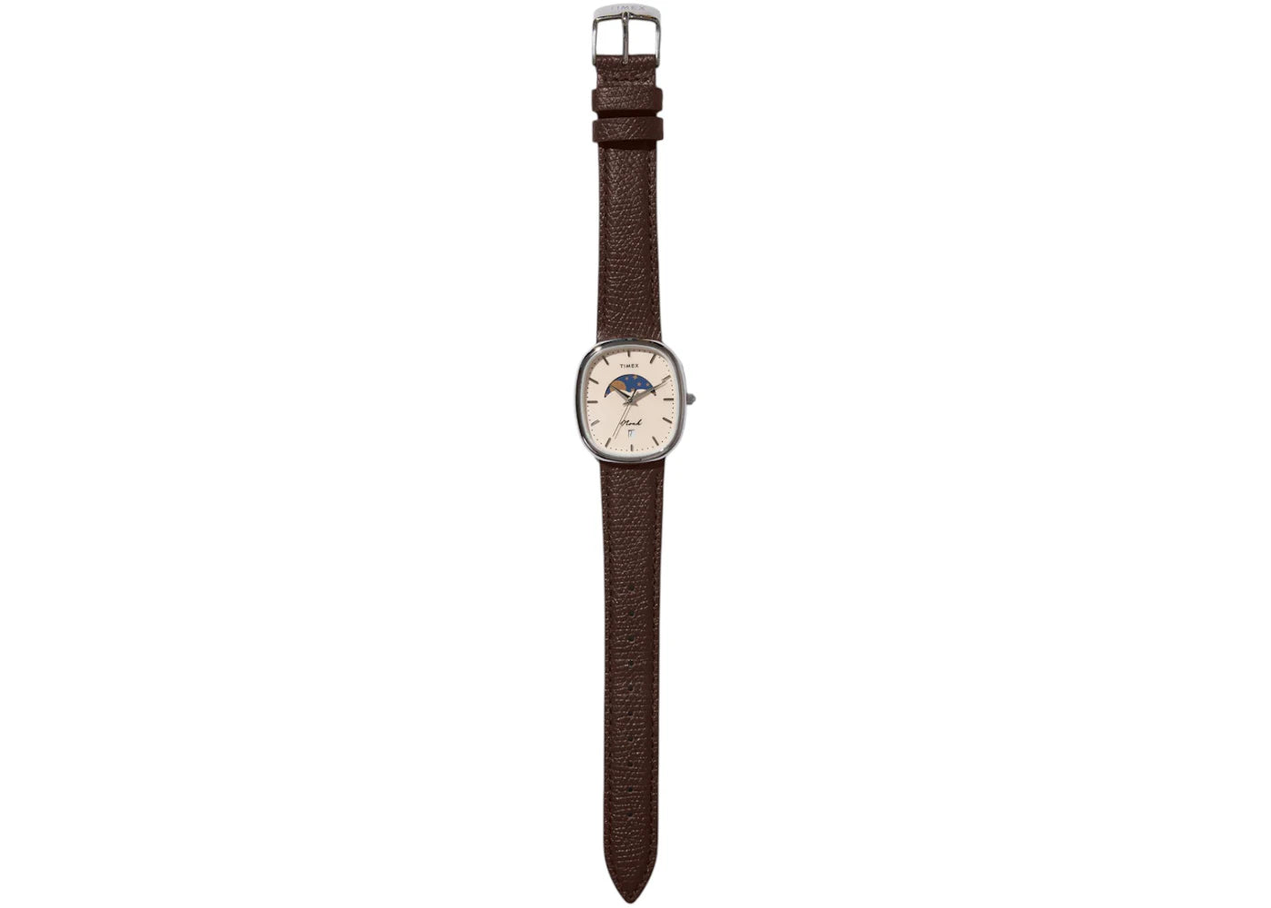 Timex x Noah Oval Moon Phase Watch Brown/Steel - vue 360