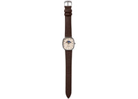Timex x Noah Oval Moon Phase Watch Brown/Steel