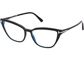 Tom Ford Cat Eye Eyeglasses Black (FT5825-B 001) - vue 360