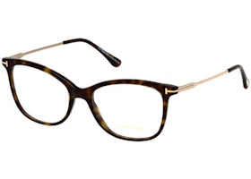 Tom Ford Cat Eye Eyeglasses Havana (FT5510 052) - vue 360