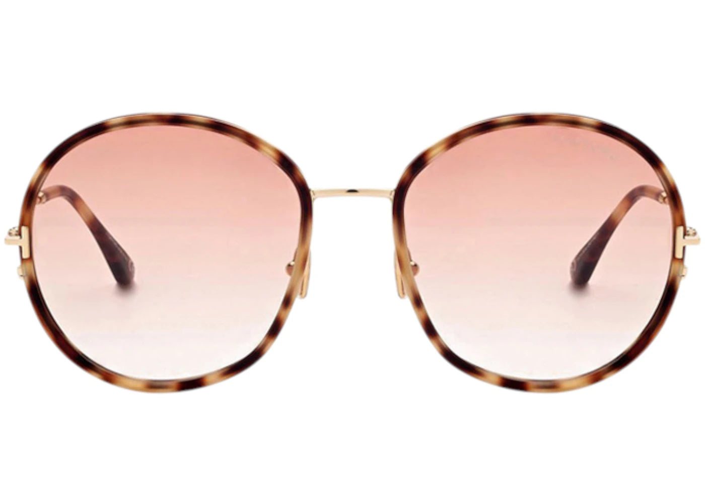 Tom Ford Round Sunglasses Havana/Yellow (FT0946 53T) - vue secondaire B