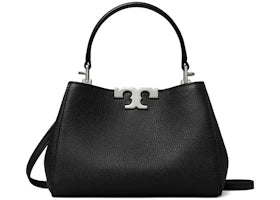 Tory Burch Eleanor Soft Mini Satchel Bag Black - vue 360