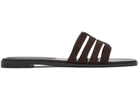 Tory Burch Ines Cage Slide Shoe Dark Cocoa (Women's)