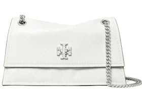 Tory Burch Kira Turnlock Mini Bag Bianco - vue 360