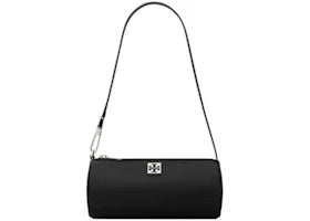 Tory Burch Virginia Cylinder Bag Black - vue 360