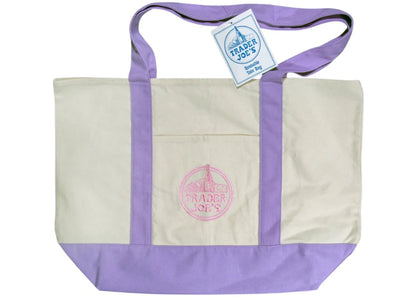 Trader Joe's Lavender Trader Joe's Canvas Tote Bag Lavender - authentic Trader Joe's product