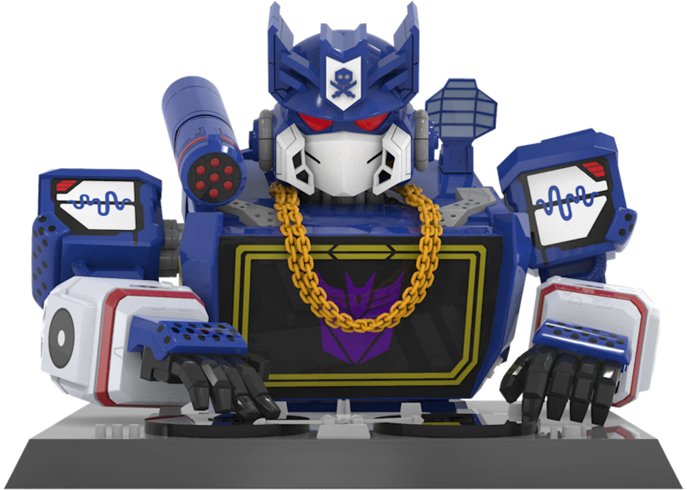 Transformers Mighty Jaxx Transformers x Quiccs: Soundwave Figure - vue 360