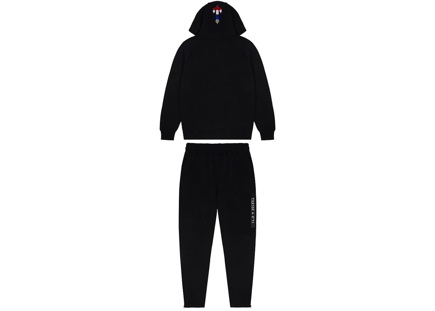 Trapstar Chenille Decoded 2.0 Hooded Tracksuit Black Revolution Edition - vue secondaire B