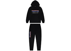 Trapstar Chenille Decoded 2.0 Hooded Tracksuit Black Revolution Edition - vue 360
