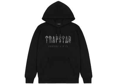 Trapstar Decoded Camo Hoodie Blackout Edition