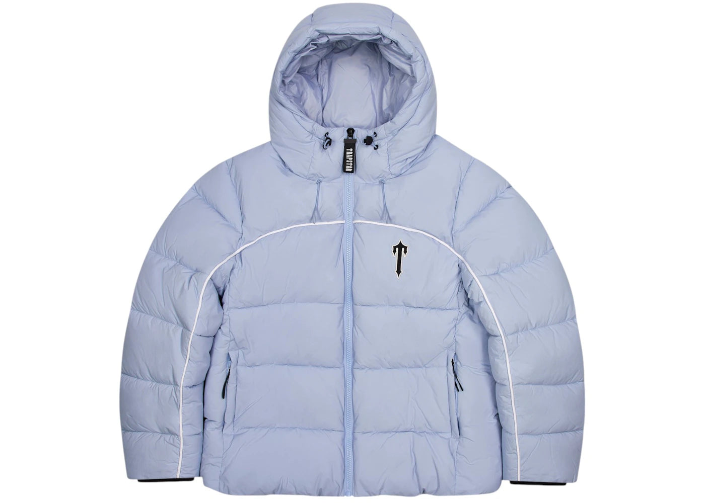 Trapstar Irongate Arch Piping Puffer Jacket Ice Blue - vue 360