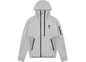 Trapstar Irongate Ninja T Fleece Track Top Marl Grey