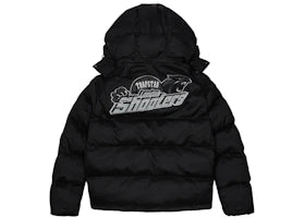 Trapstar Shooters Hooded Puffer Black/Reflective - vue 360