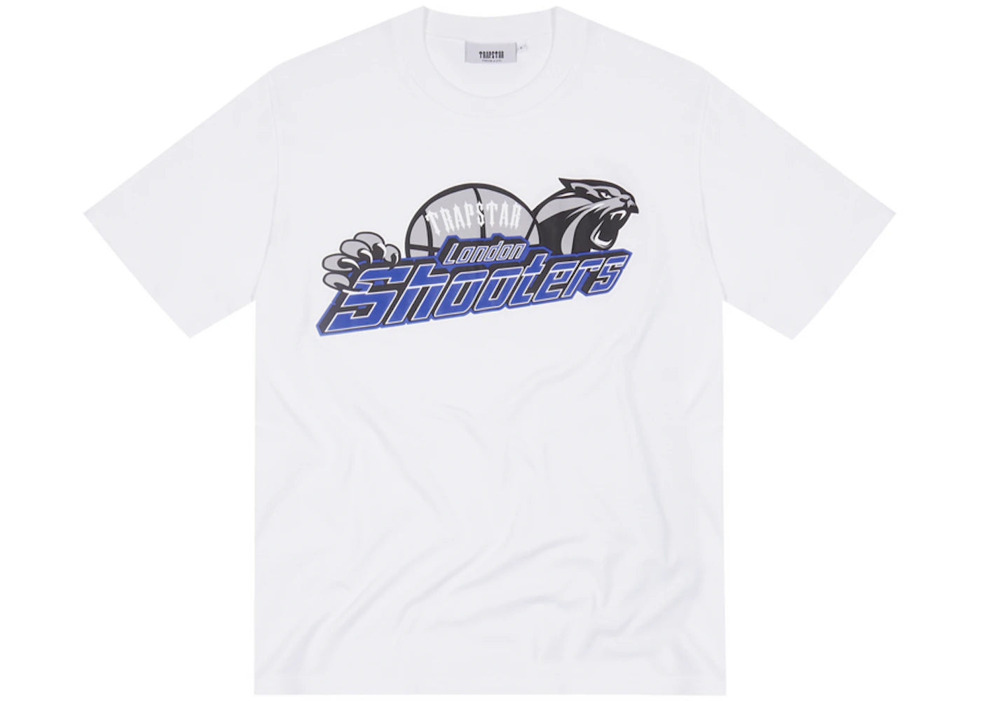 Trapstar Shooters T-shirt White/Blue - vue secondaire A