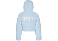 Trapstar Women's Decoded 2.0 Hooded Puffer Ice Blue