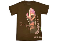 Travis Scott All Seeing Hands Tee T-Shirt Brown