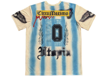 Travis Scott Argentina Soccer Jersey Multicolor - authentic Travis Scott apparel