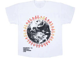 Travis Scott Around The World Tee White - vue 360