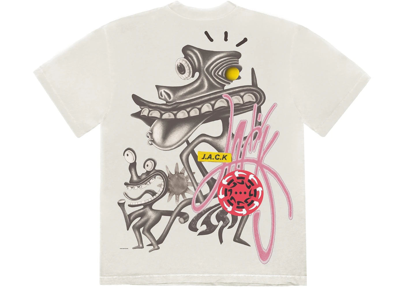 Travis Scott Artifacts T-shirt Natural - vue secondaire A