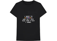 Travis Scott Astroworld I Went To Astroworld Tee Black