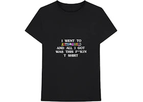 Travis Scott Astroworld I Went To Astroworld Tee Black