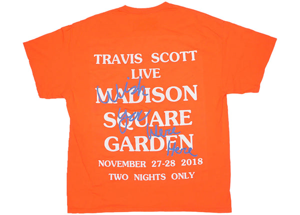 Travis Scott Astroworld NY Exclusive T-Shirt Orange