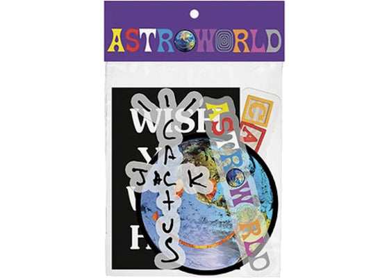 Travis Scott Astroworld Sticker Pack Multi sneakers - authentic Travis Scott shoes