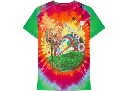 Travis Scott Astroworld Smiley Tee Multi - authentic Travis Scott product