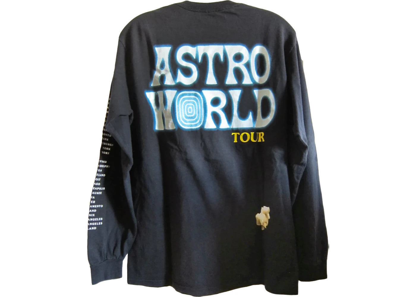 Travis Scott Astroworld Tour L/S Tee Black - vue secondaire A