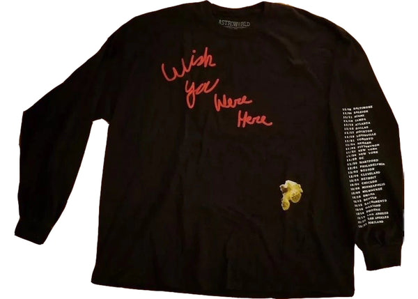 Travis Scott Astroworld Tour L/S Tee Black