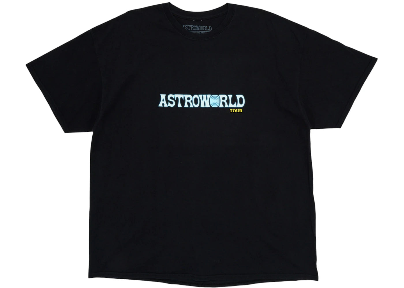 Travis Scott Astroworld Tour Tee Black - vue 360