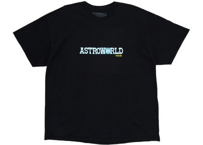 Travis Scott Astroworld Tour Tee Black - authentic Travis Scott product