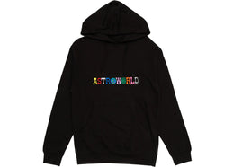 Travis Scott Astroworld Logo Hoodie Black - authentic Travis Scott apparel