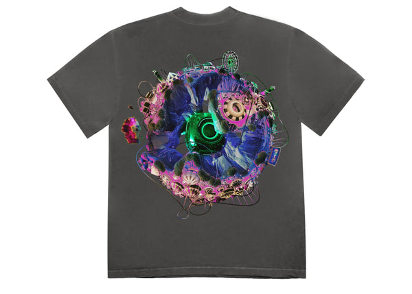 Travis Scott Back Bling T-Shirt Washed Black