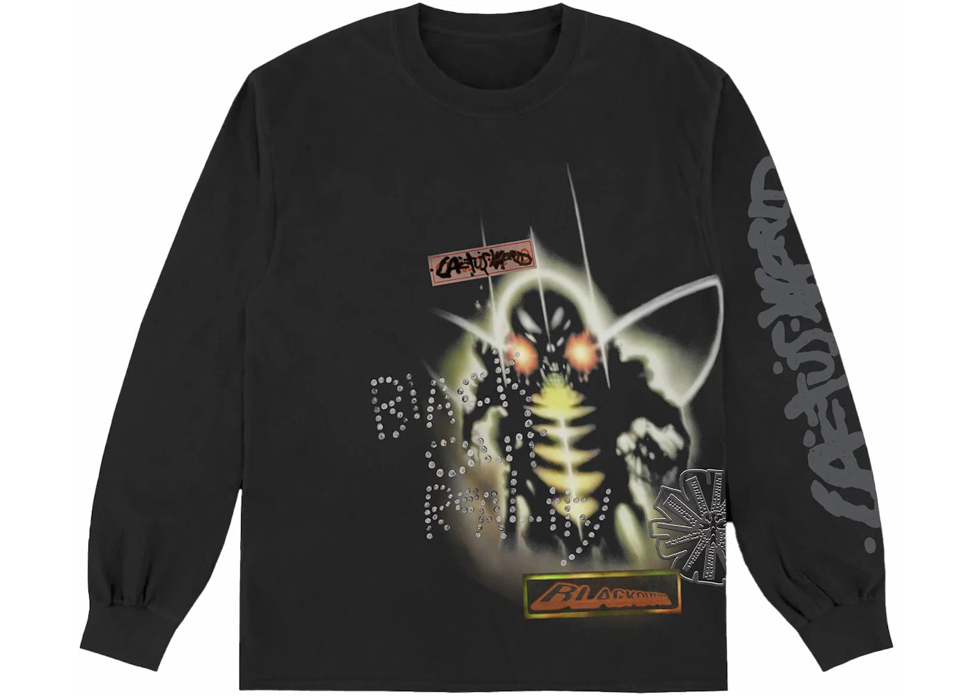 Travis Scott Beetle Jack Long Sleeve Tee Black - vue secondaire B