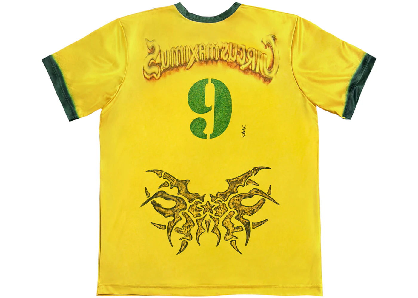 Travis Scott Brazil Soccer Jersey Yellow - vue secondaire B