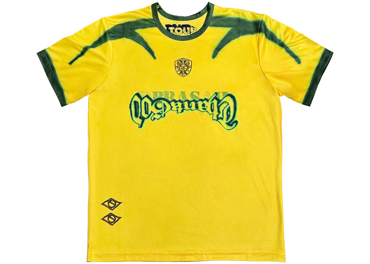 Travis Scott Brazil Soccer Jersey Yellow - vue secondaire A