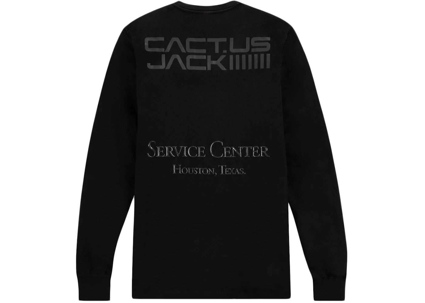 Travis Scott CACT.US CORP x Nike U NRG BH L/S T-shirt Black - vue secondaire B