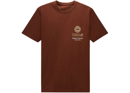 Travis Scott CACT.US CORP x Nike U NRG BH T-shirt Brown - authentic Travis Scott apparel