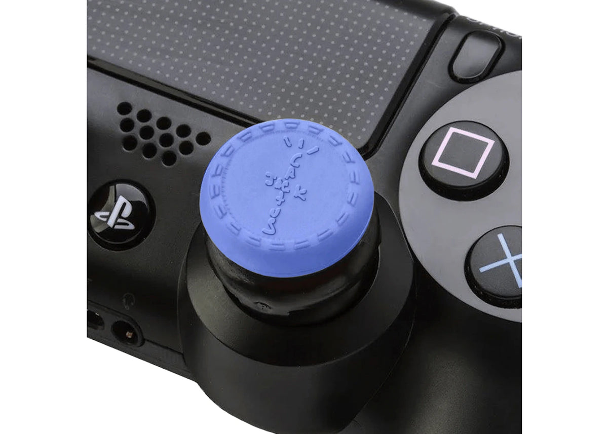 Travis Scott Cactus Jack Fortnite Logo Playstation 4 Thumb Grips I Blue - vue secondaire B