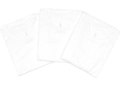 Travis Scott CJ T-Shirt (3 Pack) White - authentic Travis Scott apparel
