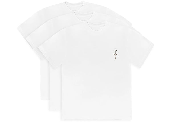 Travis Scott CJ T-Shirt (3 Pack) White sneakers - authentic Travis Scott shoes