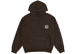 Travis Scott CJ x Audemars Piguet Emblem Hoodie Dark Brown - apparel view 2